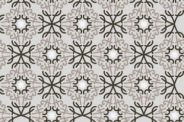 seamless vintage or arabic pattern. Simple vector graphic.