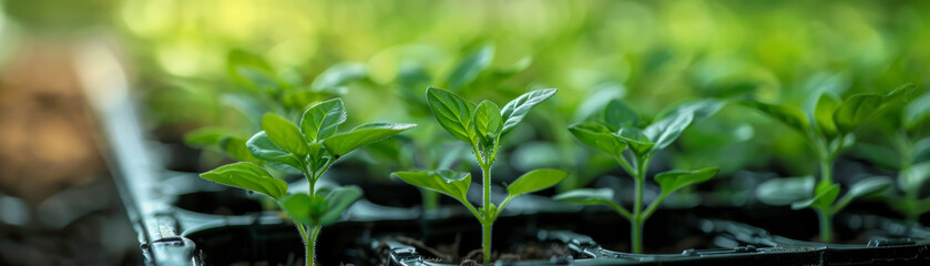 Obraz premium The saplings whispered.