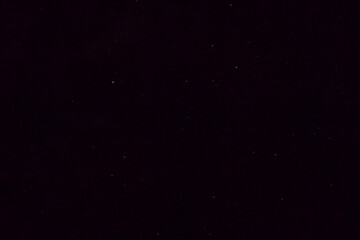Starry night sky in Jasper, AB