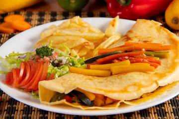 vegetables pancake