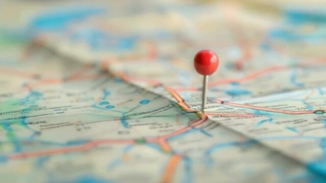 map and pin