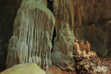 Khao Kriap Cave the most beautiful Caves in the south of Thailand, Lang Suan District, Chumphon...