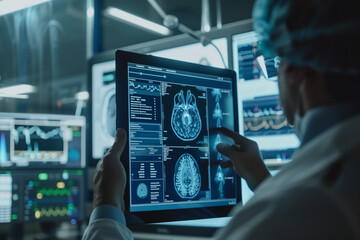 Create a data-driven healthcare platform that leverages AI algorithms to analyze patient records, diagnose illnesses, and recommend personalized treatment plans