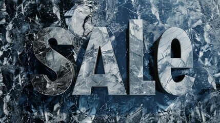 Grey Marble Sale concept art poster.