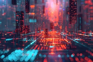 Futuristic 3D Visualization of Data Encryption Processes: Advanced Techniques and Innovative Design