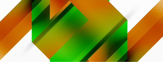 Dynamic minimalist abstraction with play of straight gradient lines. Interplay of colors and precise alignment creates an ever-moving tapestry, offering both simplicity and visual allure