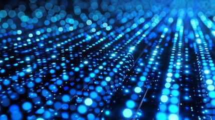 Rows of blue dots, illustrating the depth and vastness of digital data storage