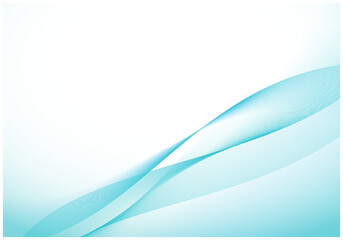 デジタルテクノロジーのウェーブ背景1空色