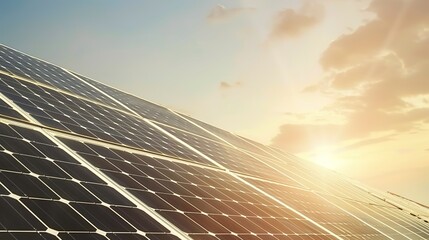 Solar panels on eco-resort roof, close-up, harnessing sunlight, green energy 