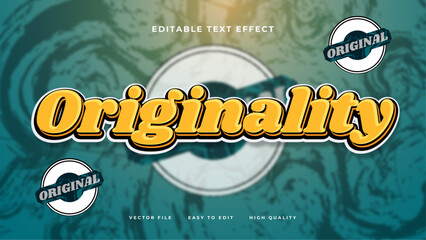 Green yellow and gray grey originality 3d editable text effect - font style