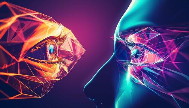 Radiology tutorial slide comparing Xray images of a normal eye and one affected by pterygium eye disease
