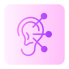 acupuncture gradient icon