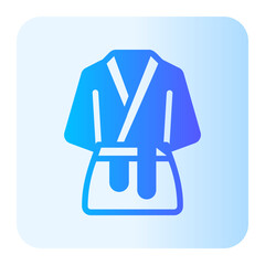 bathrobe gradient icon