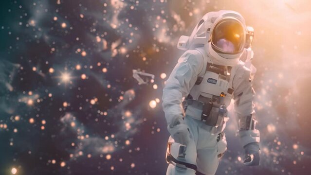 Astronaut Space Mando Spacewalk While Working For Spac