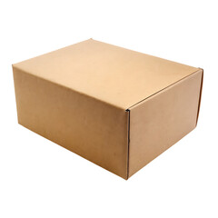 Brown paper box for food package carton