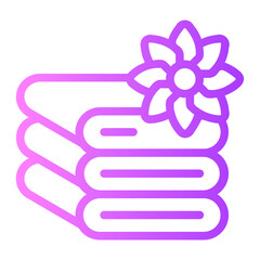 towel gradient icon