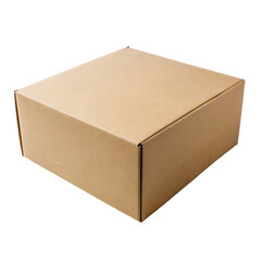 Brown paper box for food package carton