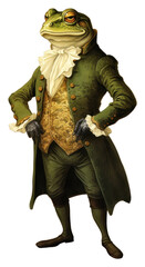 Fototapeta premium PNG A frog amphibian costume animal.
