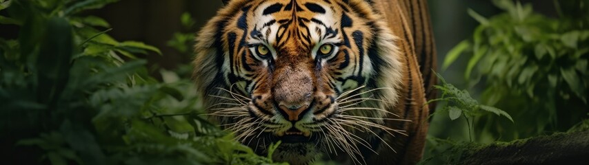 Fototapeta premium Powerful tiger in the jungle