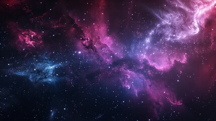 Obraz premium Cosmic dance in a swirl of colors