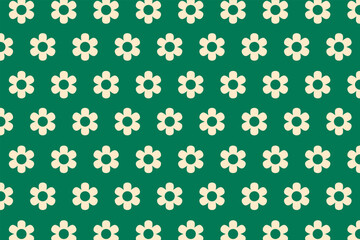 Simplicity in Beauty. Geometric Patterns with Flower Elements