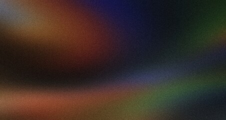 red blue green black , a unique blend color vibes and glitch empty space digital grainy noise grungy texture color gradient rough abstract background , shine bright light and glow template