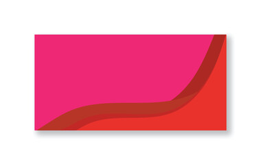 Simple red background with curved pattern