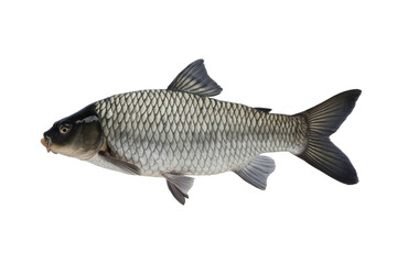 Obraz premium isolated fresh fish, GENERATIVE AI