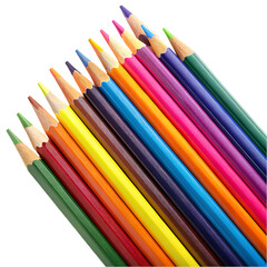 Fototapeta premium Wooden colored pencils o