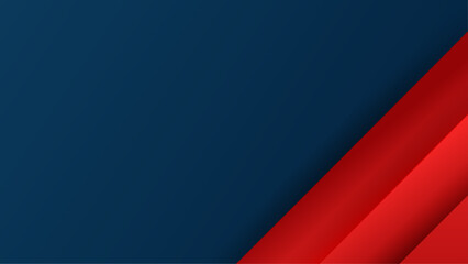 Dark Blue And Red Abstract Background
