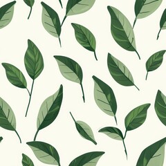Green Leaves Background Illustration