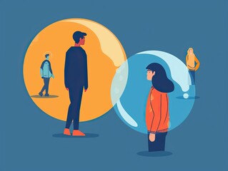 Isolated Observer: Social Anhedonia Concept,Unreachable Bonds: Social Anhedonia Imagery