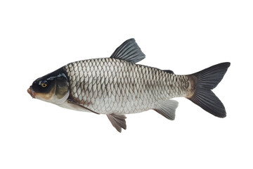 Fototapeta premium isolated fresh fish, GENERATIVE AI