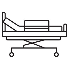 hospital bed icon