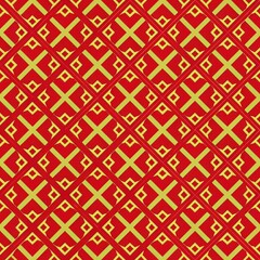 Seamless pattern of intricate Chinese lattice designs and geometric patterns, adding a touch of elegance to your wrapping paper, Generative AI