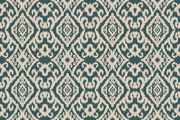 Seamless ethnic design, ikat art. beautiful hand drawn Design for textile and printingEthnic pattern.beautiful pattern. folk embroidery,bohemian style,aztec geometric art	