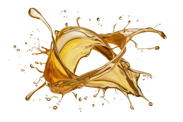 Fototapeta premium isolated oil splash , GENERATIVE AI