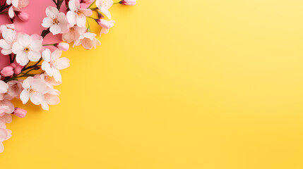 Naklejka premium Sakura decorative background