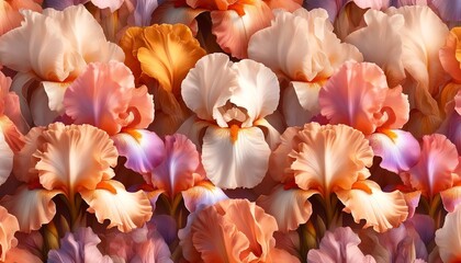 Image of Iris flowers for background, backdrop