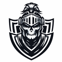 skull mascot logo icon Design

