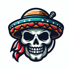 skull mascot logo icon Design