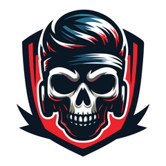 skull mascot logo icon Design