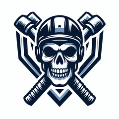 skull mascot logo icon Design