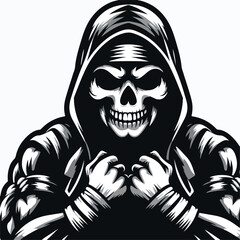 skull mascot logo icon Design