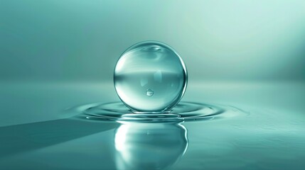 Fluidity in Form: Sphere as Water's Embrace