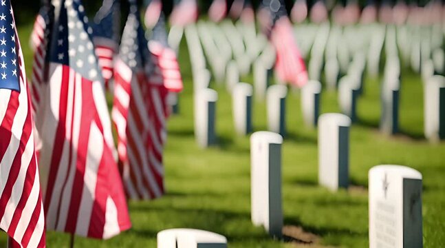Paying tribute to veterans on Memorial Day at the national cemetery