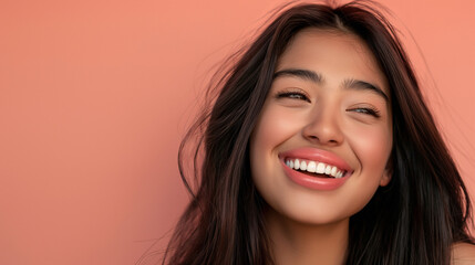 young asian woman posing in studio shot 