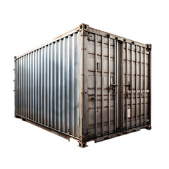 Blue cargo containe