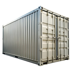 Blue cargo containe