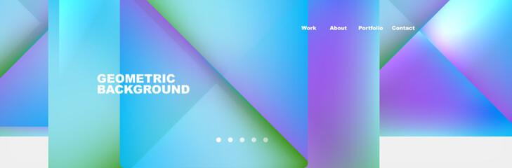 Triangle minimal web site page background design. Vector Illustration For Wallpaper, Banner, Background, Card, Book Illustration, landing page